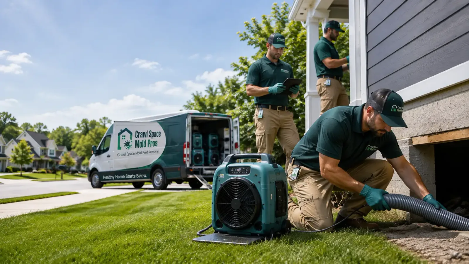 Crawl Space Mold Removal in Kossuth, PA